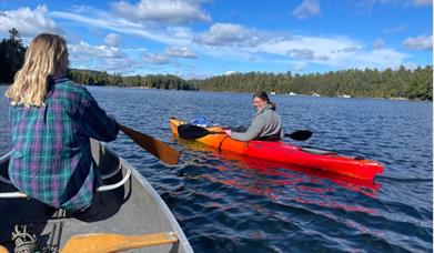 Kayaking is a popular Watersport