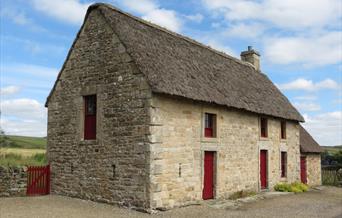 Three stone cottages at Barrasford Quarry were part of a restoration scheme to create a local museum and visitor centre