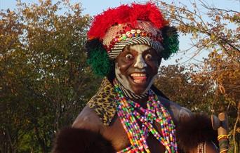 Meeting traditional cultural dancers in Zambia is a unique experience for European tourists