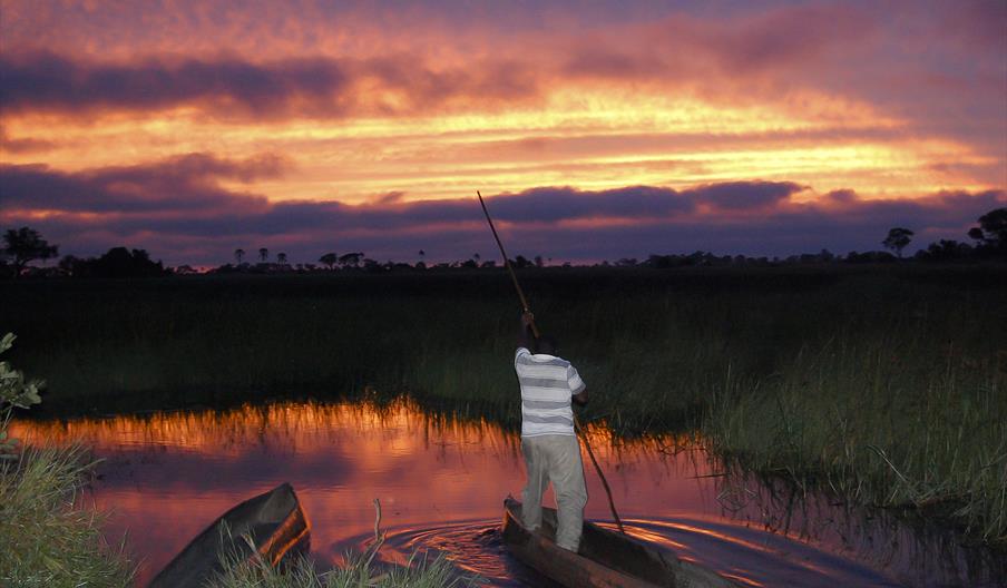 River safari on the Okavango Delta Botswana