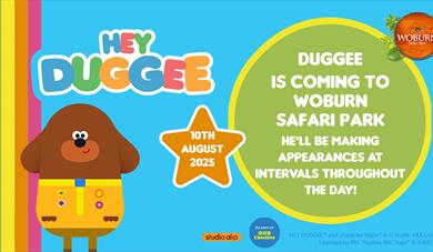 Hey Duggee is coming to Woburn Safari Park!