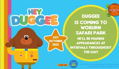 Celebrate Halloween with Hey Duggee at Woburn Safari Park!