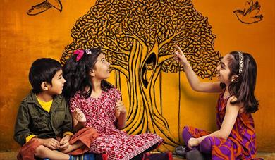 Three sat under the Banyan Tree