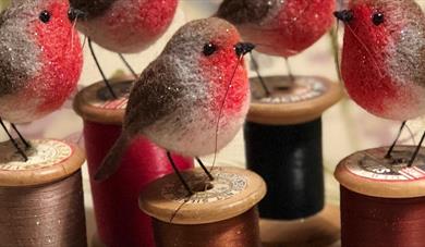 Needle Felt Robins