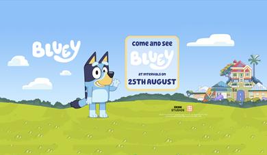 Meet kids' TV favourite, Bluey on the 25th August at Woburn Safari Park!