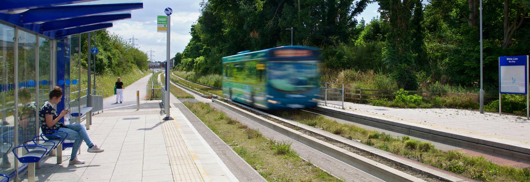 Guided busway