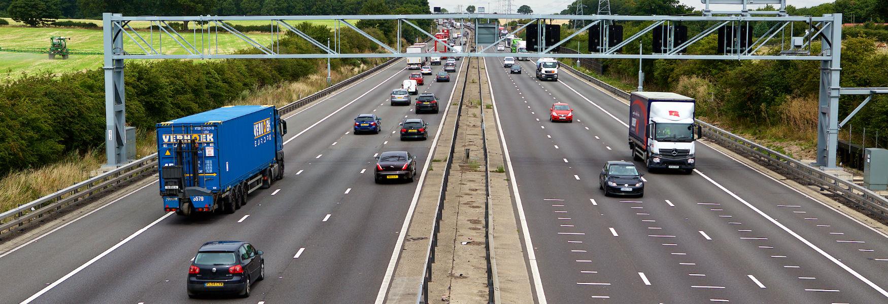 Motorway Bedfordshire M1