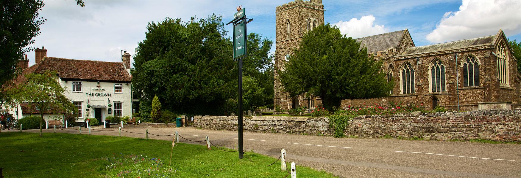 Local church and public house