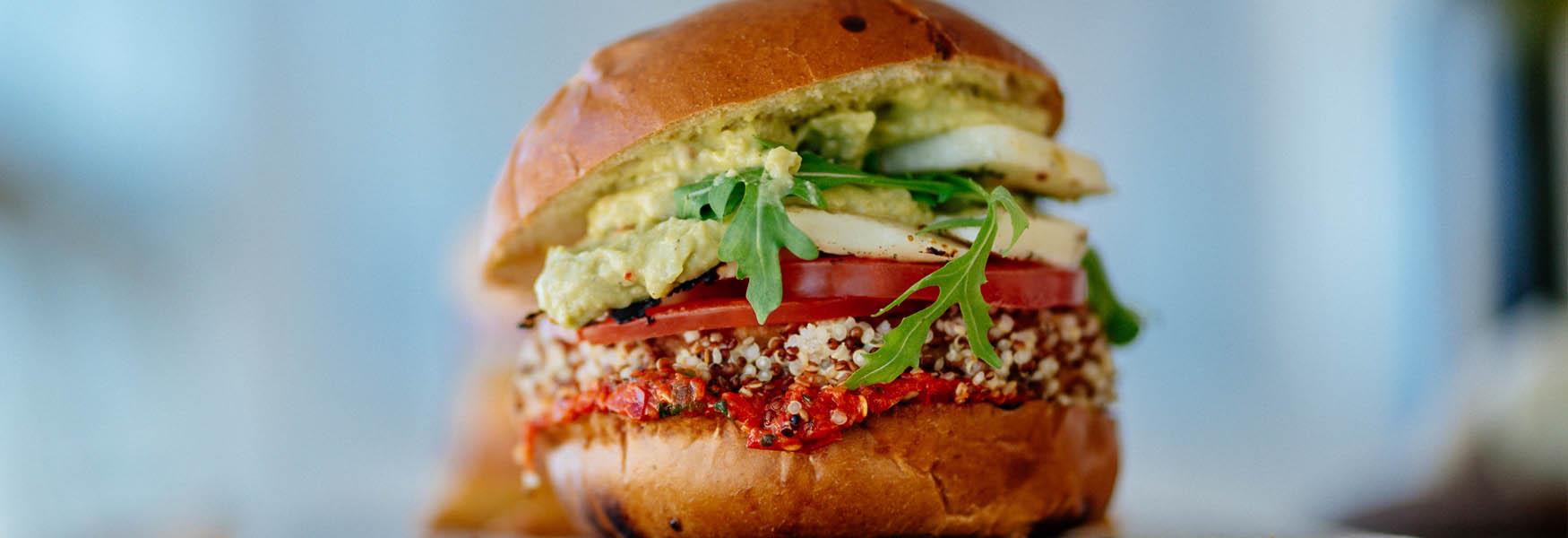 vegan burger in bedfordshire