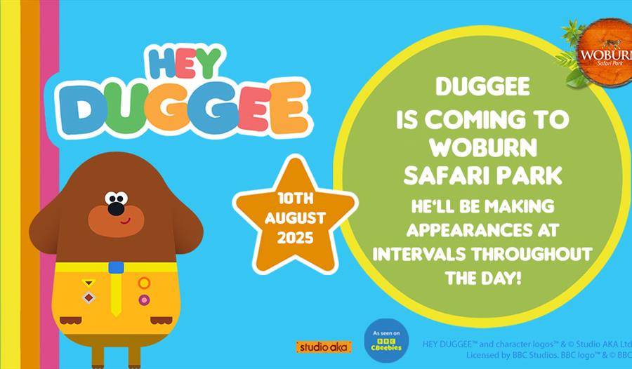Hey Duggee is coming to Woburn Safari Park!