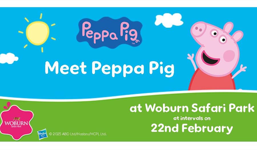 Meet Peppa Pig on Saturday 22nd February!