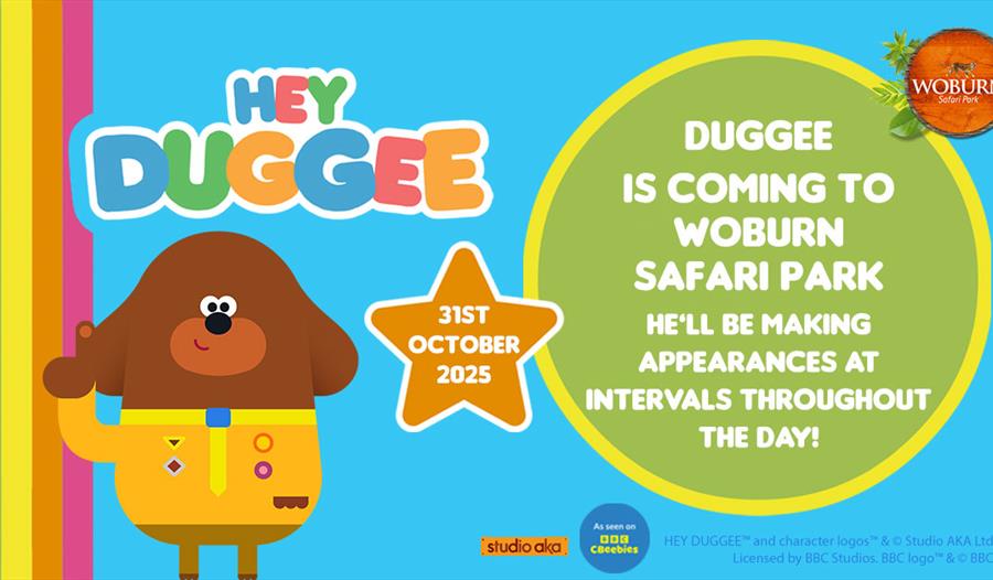 Celebrate Halloween with Hey Duggee at Woburn Safari Park!