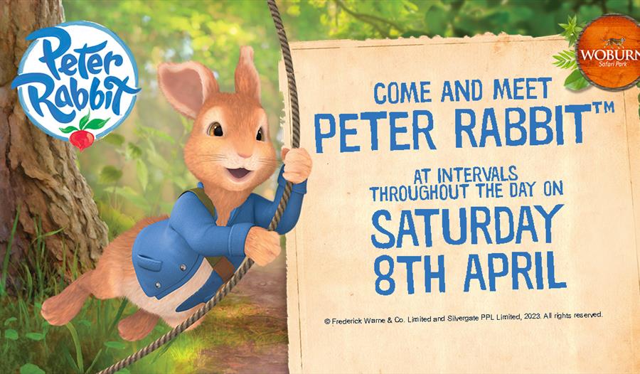 Meet Peter Rabbit at Woburn Safari Park this Easter!
