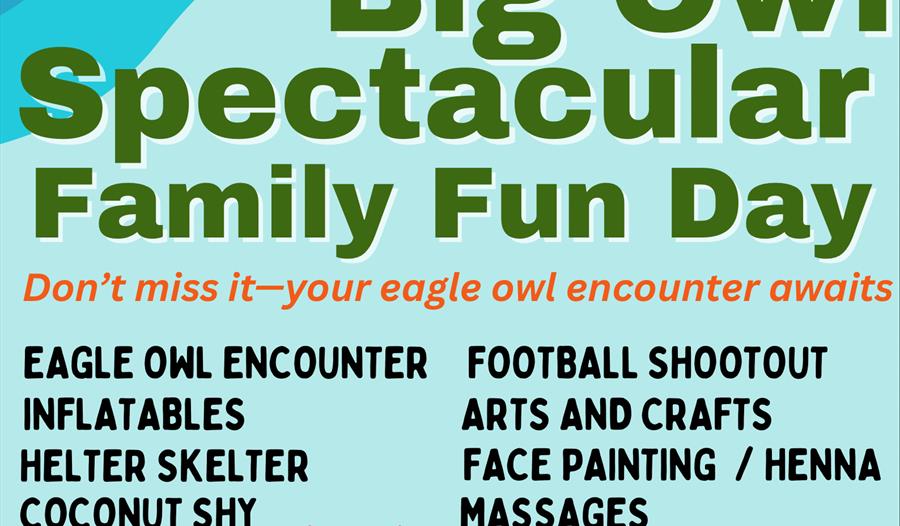 Big Owl Spectacular Family Fun Day Walgrave Northamptonshire