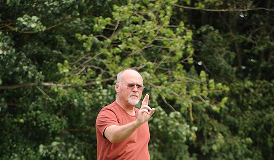 Tai Chi in the Swiss Garden