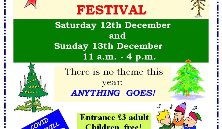 christmas tree festival poster