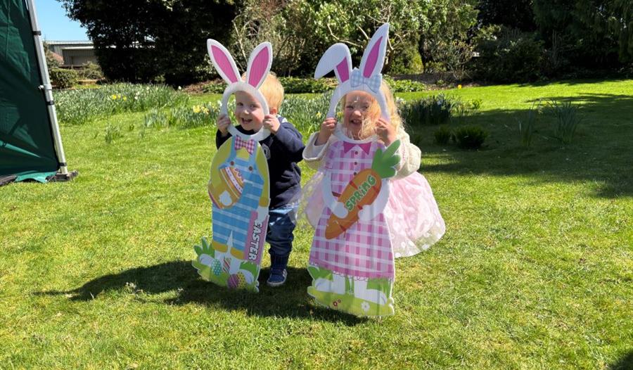 Easter Bunny Flies In