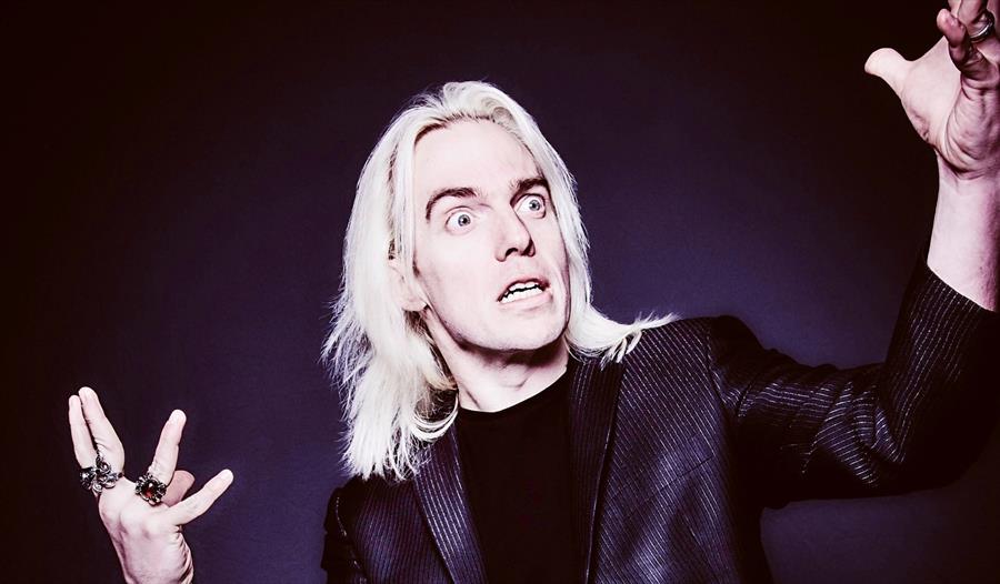 John Robertson plays with his Audience