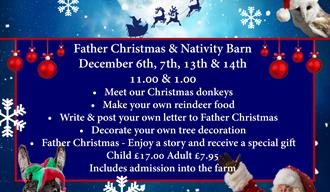 Father Christmas & Nativity Barn