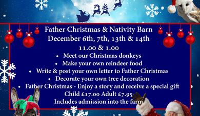 Father Christmas & Nativity Barn