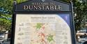welcome to dunstable sign
