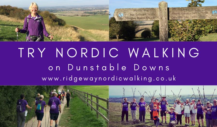 Try Nordic Walking for FREE on Dunstable Downs