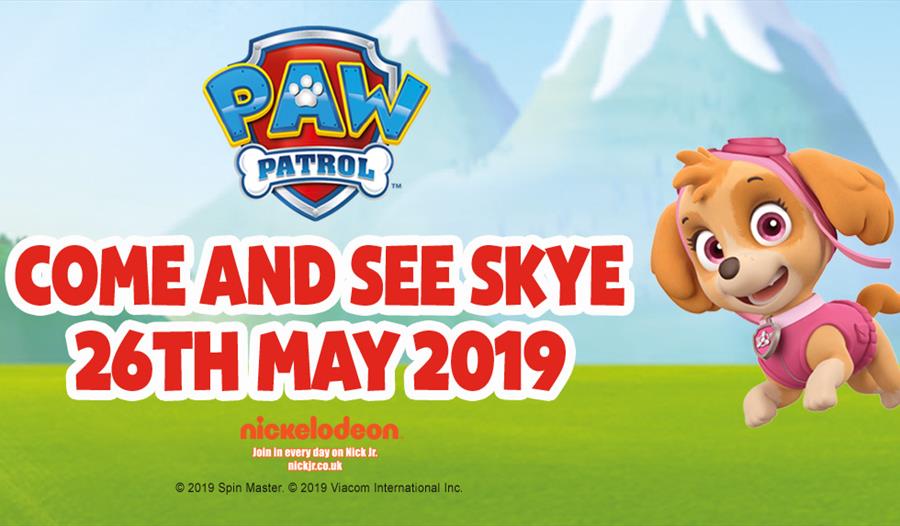 Meet Skye from Paw Patrol this May bank holiday at Woburn Safari Park
