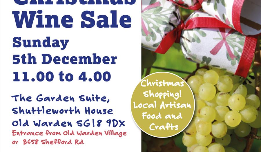 Warden Abbey Vineyard Christmas Wine Sale