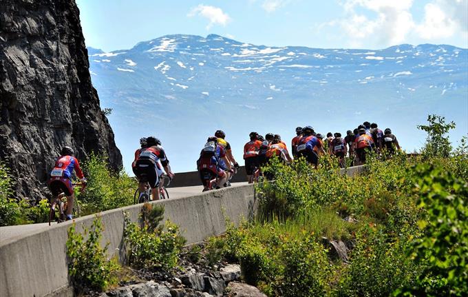 Radrennen Bergen - Voss