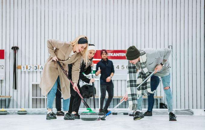 Curling på Vestkanten i Bergen