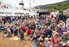 Childrens entertainment at Våge floating dock