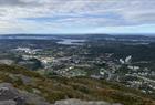 Beautful view from the top of Løvstakken