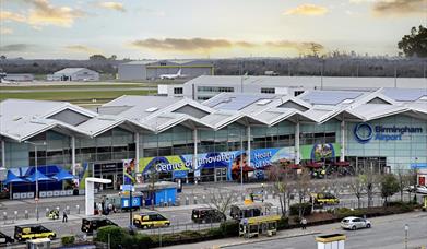 Birmingham Airport front of terminal