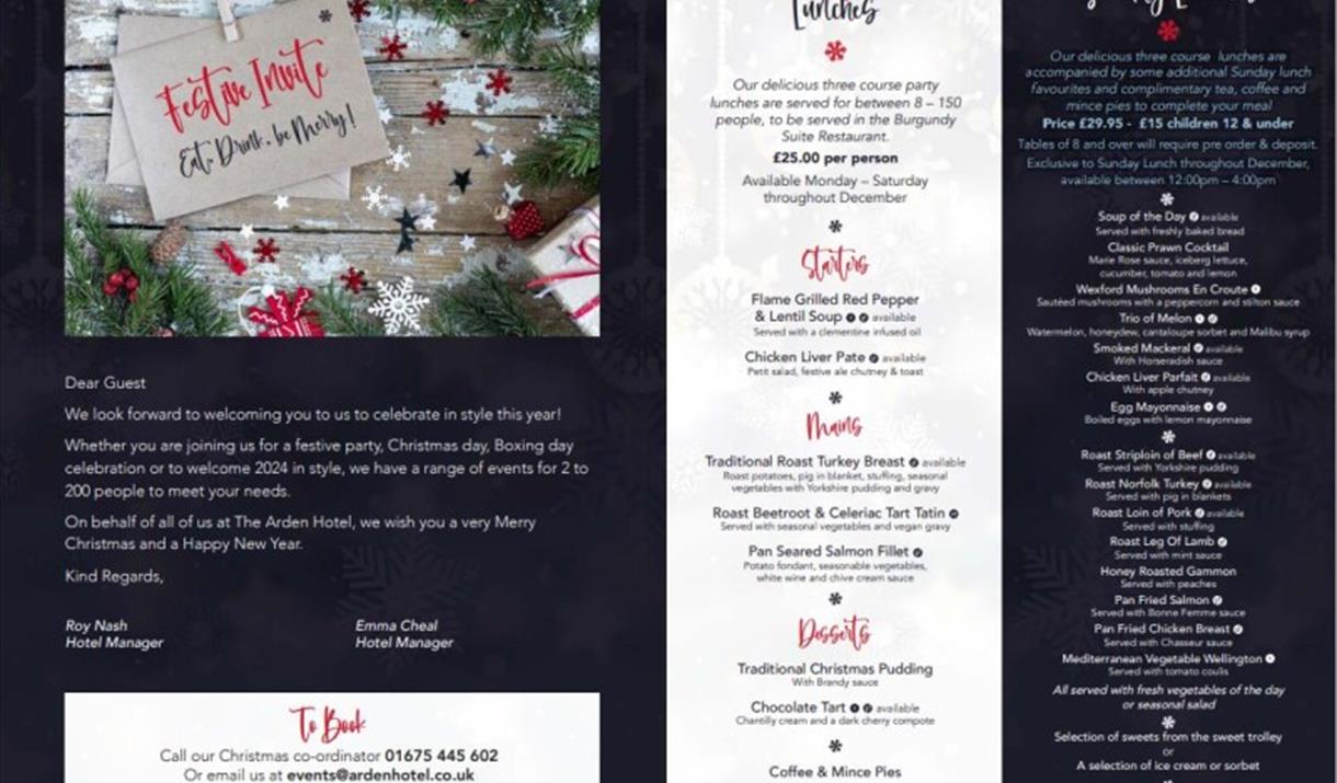Festive Sunday Lunches