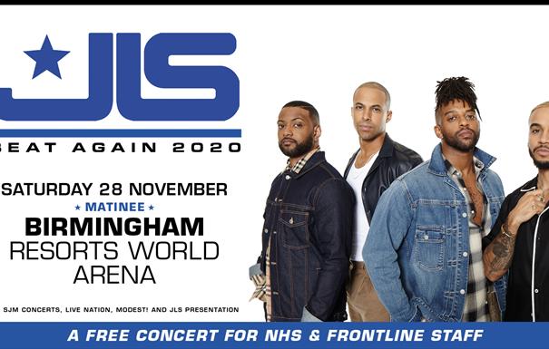 JLS free NHS frontline staff concert