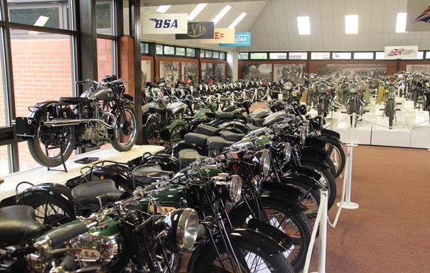 The National Motorcycle Museum hall