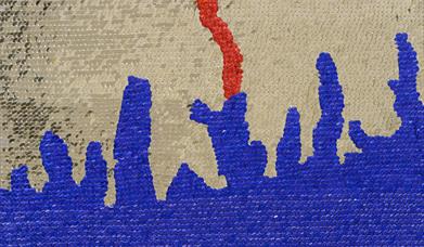 Detail from Bloodlines (1997) by Iftikhar Dadi & Nalini Malani
