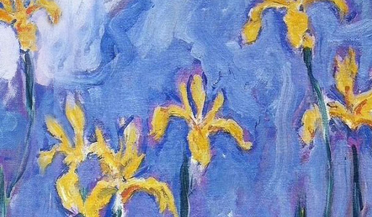 Monet.YellowIrises.1440x720