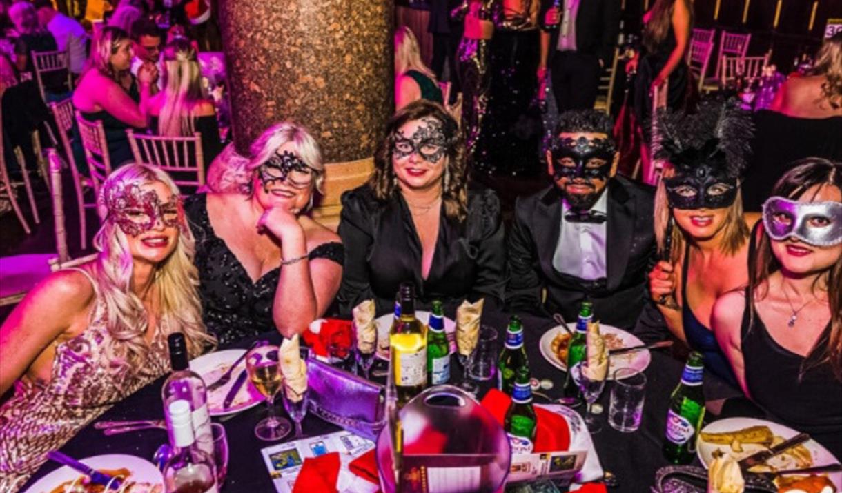 Masquerade Ball Christmas Party at the ICC Visit Birmingham