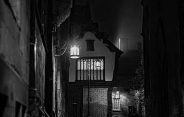 Bayley Lane at night time