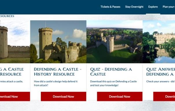 Warwick Castle unlocked free online resources