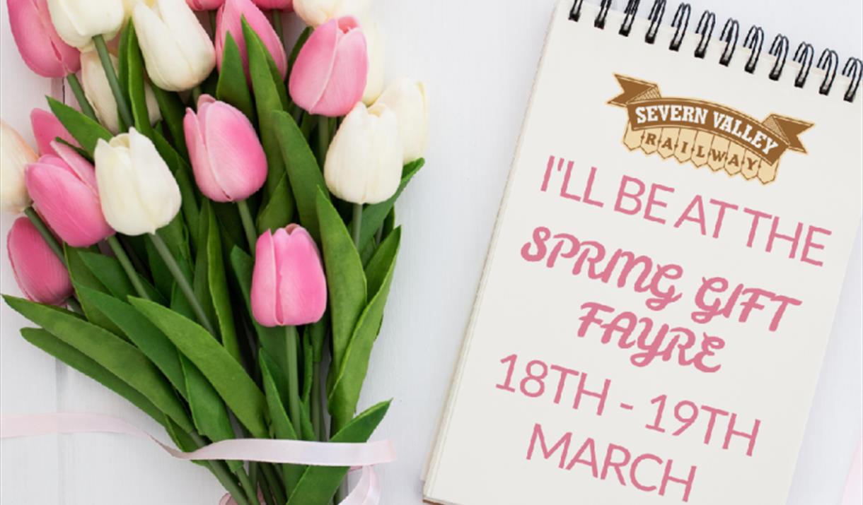 Severn Valley Railway Spring Gift Fayre Graphic