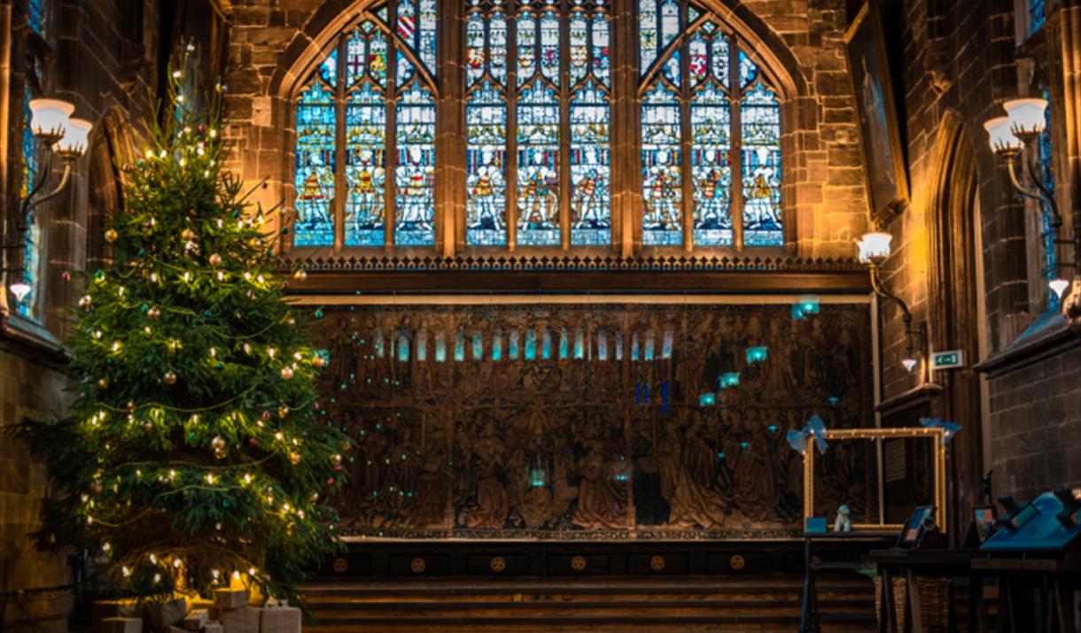 The Great Hall at Christmas time
