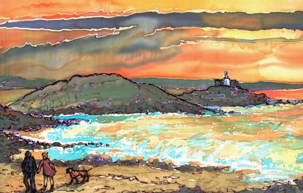 Coventry Art Societies Exhibition.Mumbles Lighthouse. Susan. K. Moore. jpeg