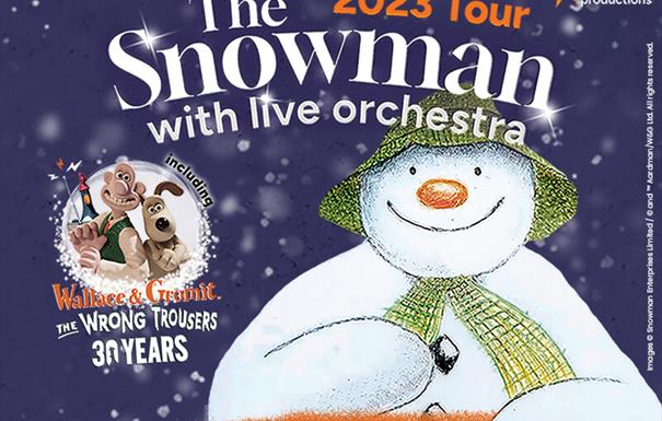 The Snowman film with live orchestra including Wallace & Gromit: The Wrong Trousers