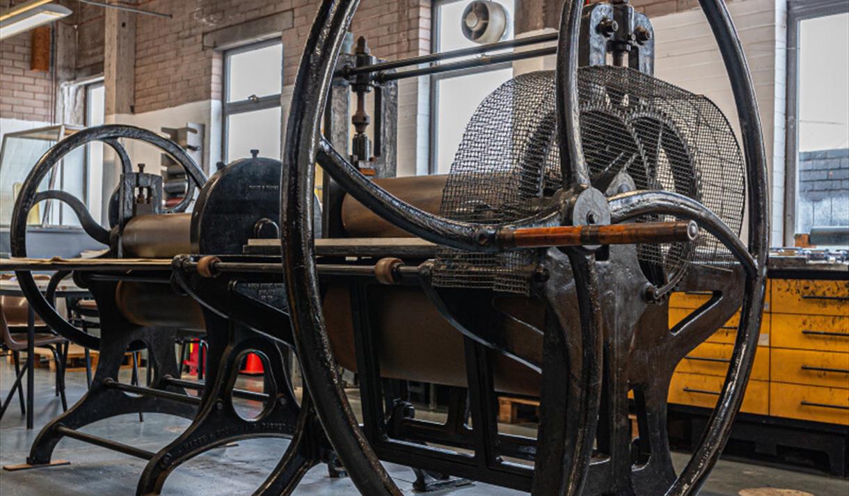 Flatbed printing press, Wolverhampton School of Art Photo by Tod Jones. Image courtesy Ikon (1)