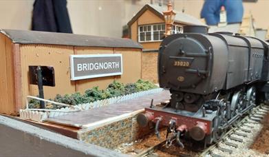 Photo of 0 Gauge Model Railway display of Bridgnorth Station on the Severn Valley Railway 