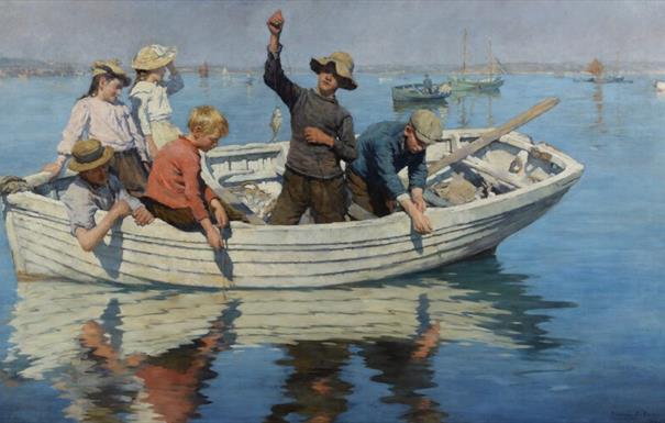 'Chadding on Mount's Bay' by Stanhope Forbes.