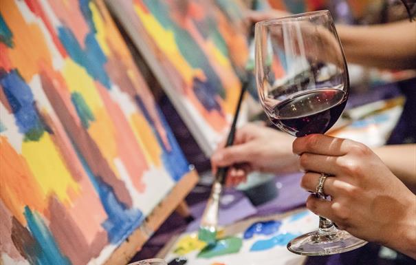 Paint Van Gogh and Prosecco