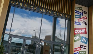 Front entrance of Warwick Arts Centre